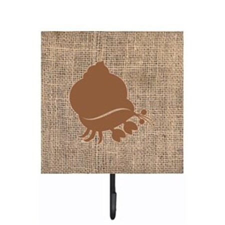 Carolines Treasures Hermit Crab Burlap and Brown Leash Or Key Holder BB1102-BL-BN-SH4